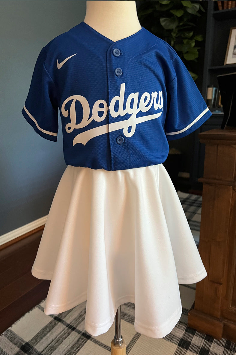 Dodgers Blue Fan Dress Girls